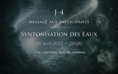 Message à l’attention des personnes qui vont recevoir la Syntonisation des Eaux